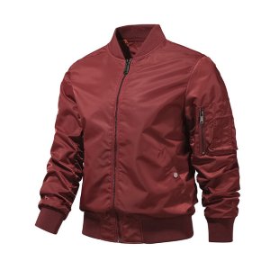 Men Winter Puffer Jackets Maroon
