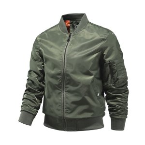 Men Winter Puffer Jackets Green
