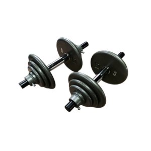 Dumbbell Set rubberized