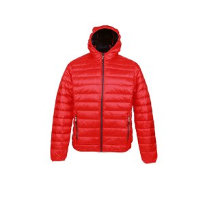 Men Winter Puffer Jackets Red
