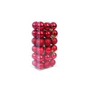 Christmas Ball Tree Decoration Ball Christmas Ball Ornaments Red