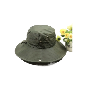 1pc Summer Men's UV Protection Hat, Big Puffy Bucket Hat For Men Women, Cycling Fishing Outdoor Fashion Sun Hat