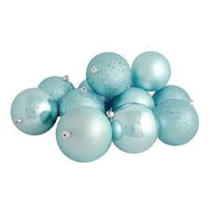 P A  ARTIFICIAL CHRISTMAS  BUBBLES  BLUE