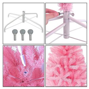 Home And Party Full Fir Pink Christmas Tree 150Cm